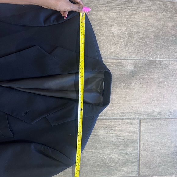 Vtg Men’s Pierre Cardin 100% Wool Dark Blue Single Breasted Blazer 42/44 R - Picture 7 of 12